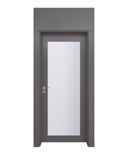 BY-4035V Porte intérieure laqué Vitrée